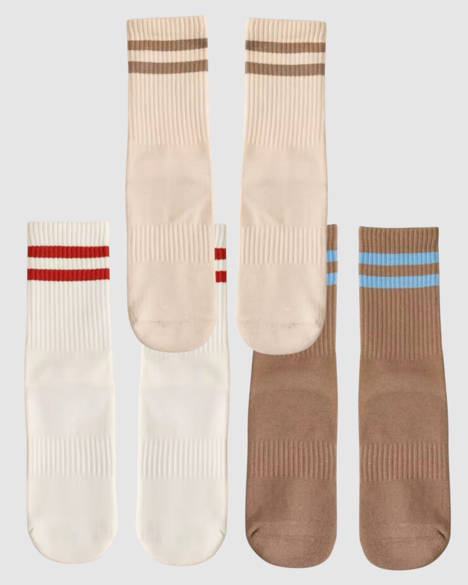 Varsity Grip Socks - 3 Pack - Retro