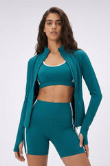 Sports Top ― Teal / Light Blue