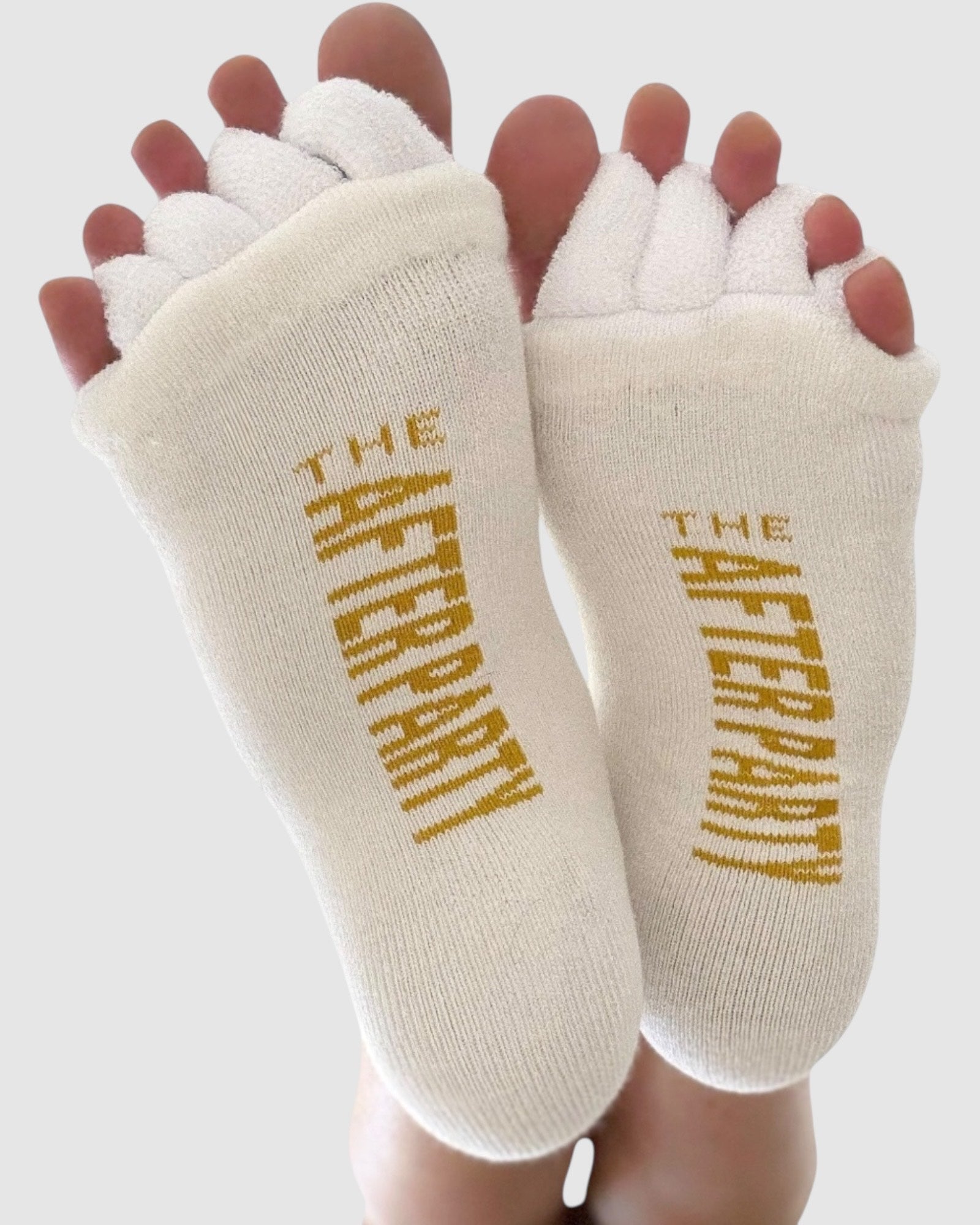 The After Party Foot Relief Socks - Coconut Creme