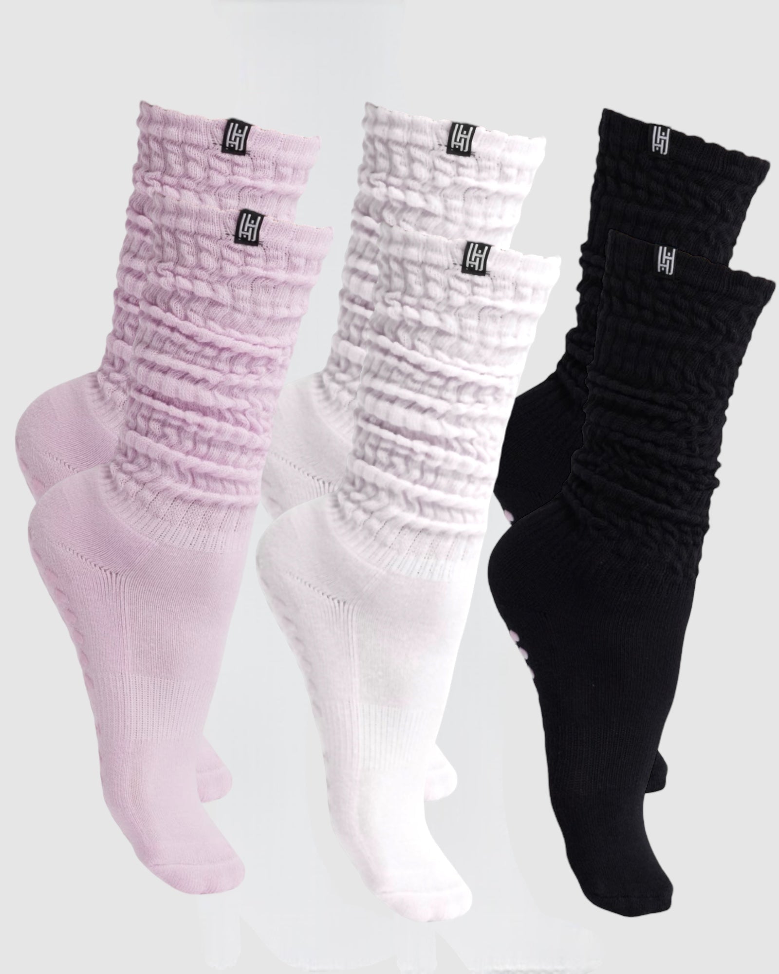 Scrunch Grip Sock - 3 Pack