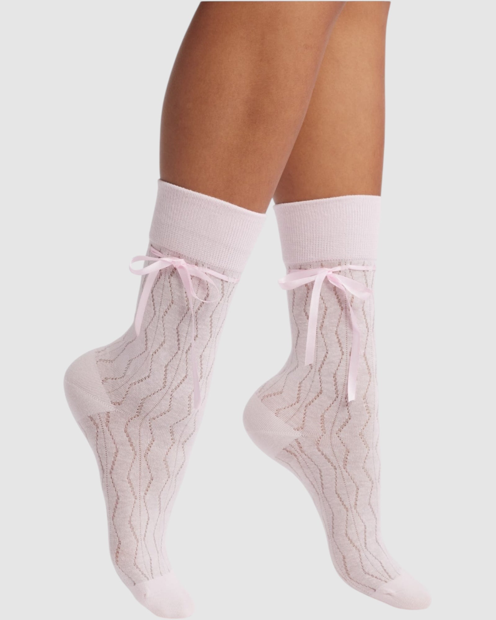 Bella Satin Bow Socks