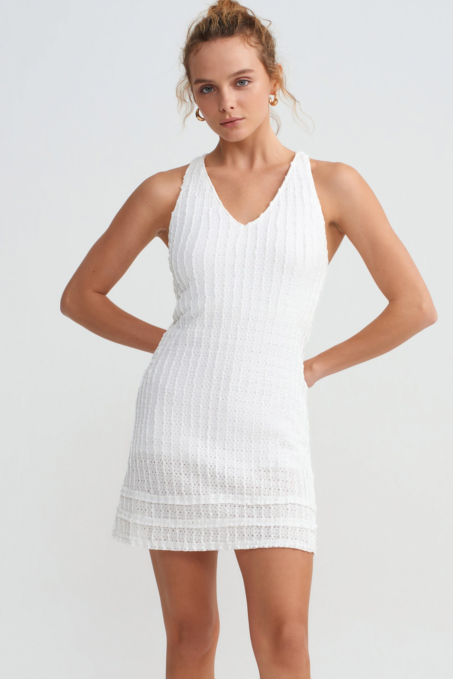 CENTRE DRESS - LACE TENNIS DRESS