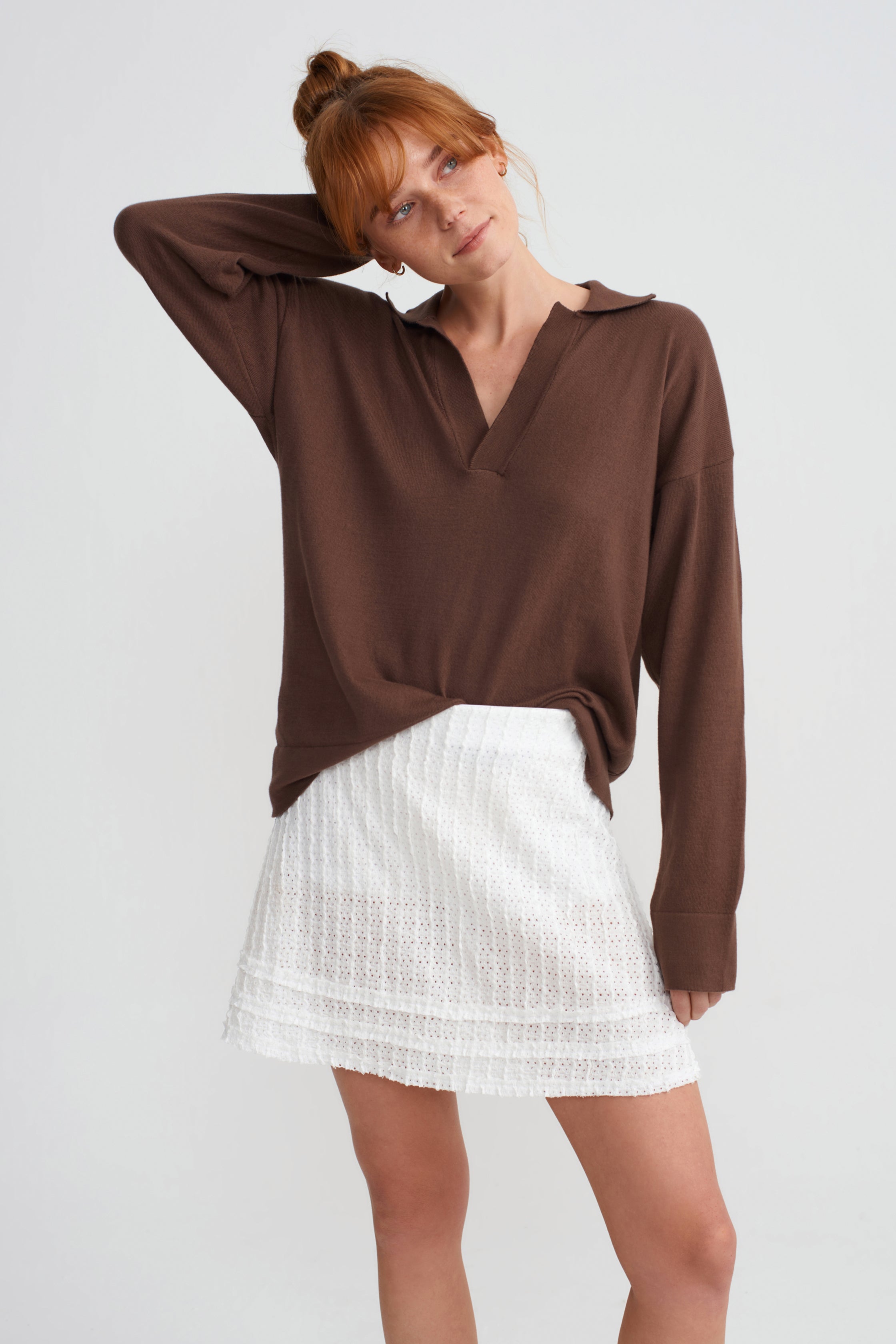CENTRE SKIRT - LACE TENNIS SKIRT