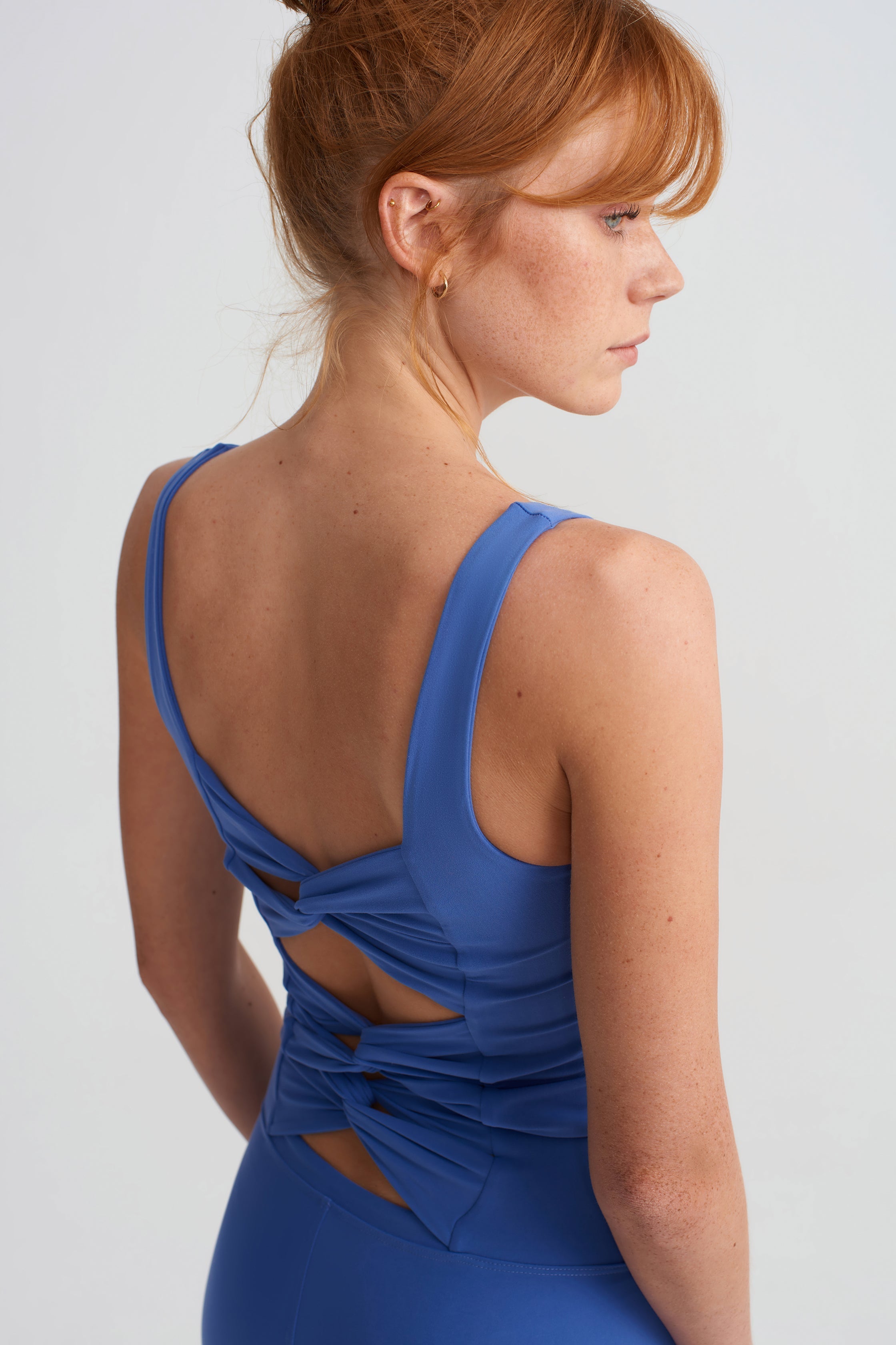 BOW LONG BRA - ISLAND BLUE