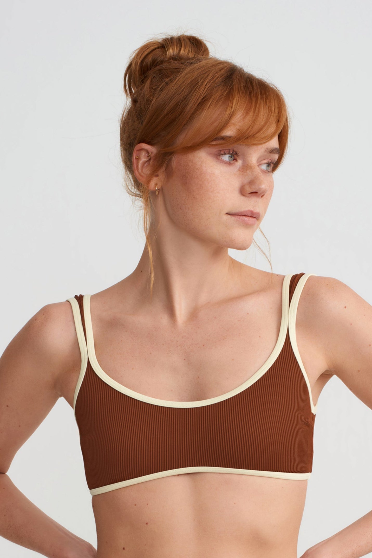 WAVE SURF BIKINI TOP - MALT