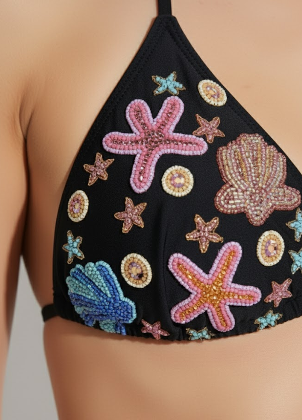 Marissa Hand Embroidered Luxe Bikini Bottom