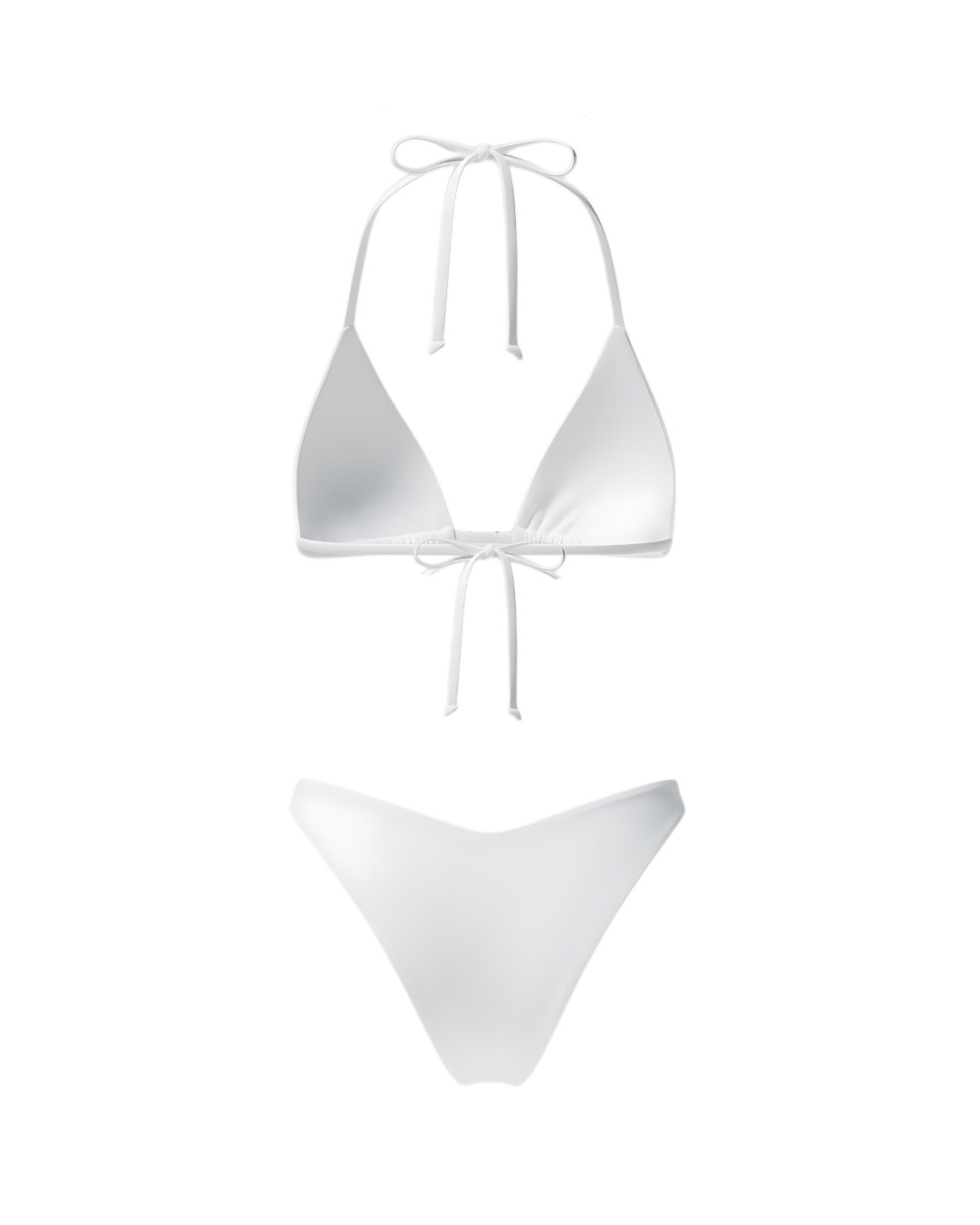 Calliope Luxury Crystal Bikini Top White