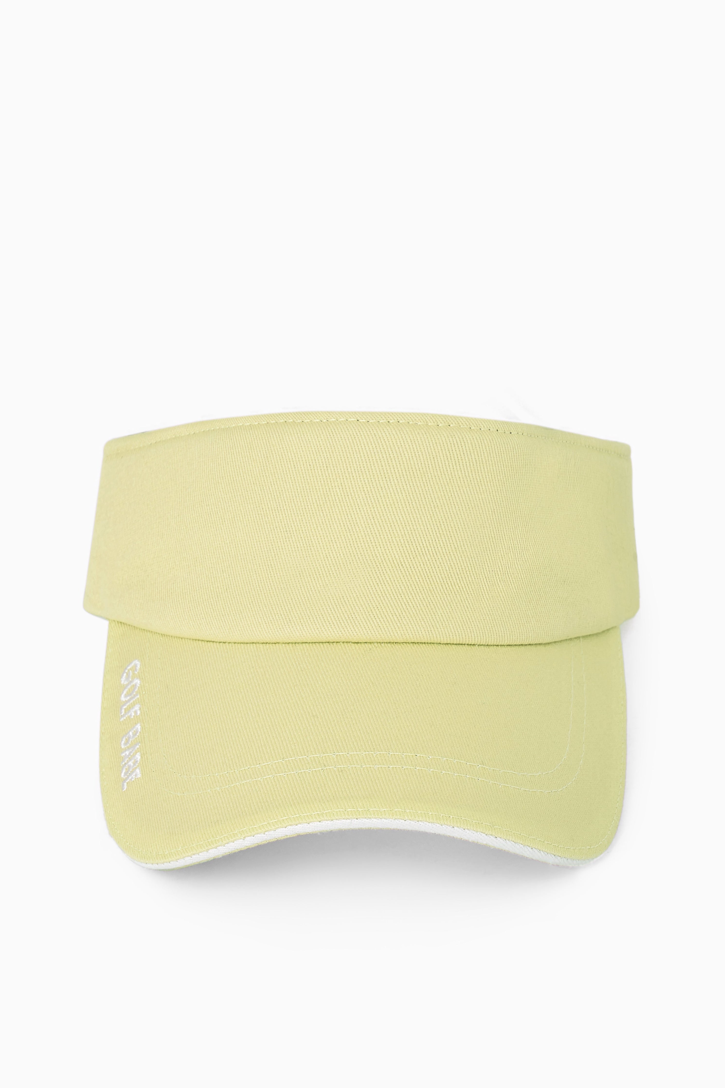 Golf Babe Visor- Pastel Yellow