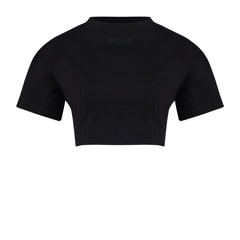 Free Heaven Crop Tshirt - Jet Black