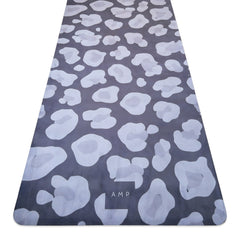 Amp Yoga Mat - Black Leopard Microfibre