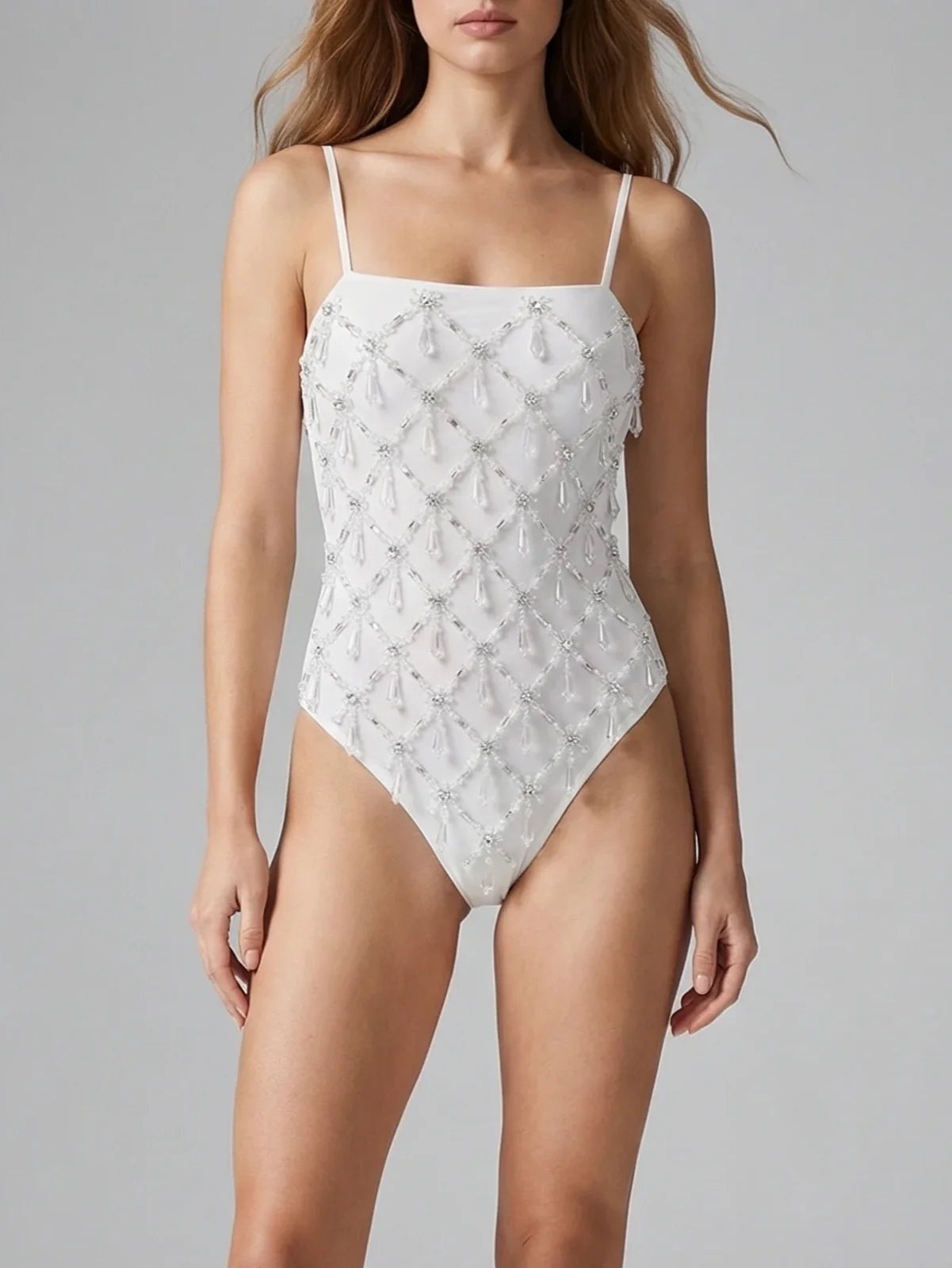 Calliope Thin Straps One Piece Swimsuit