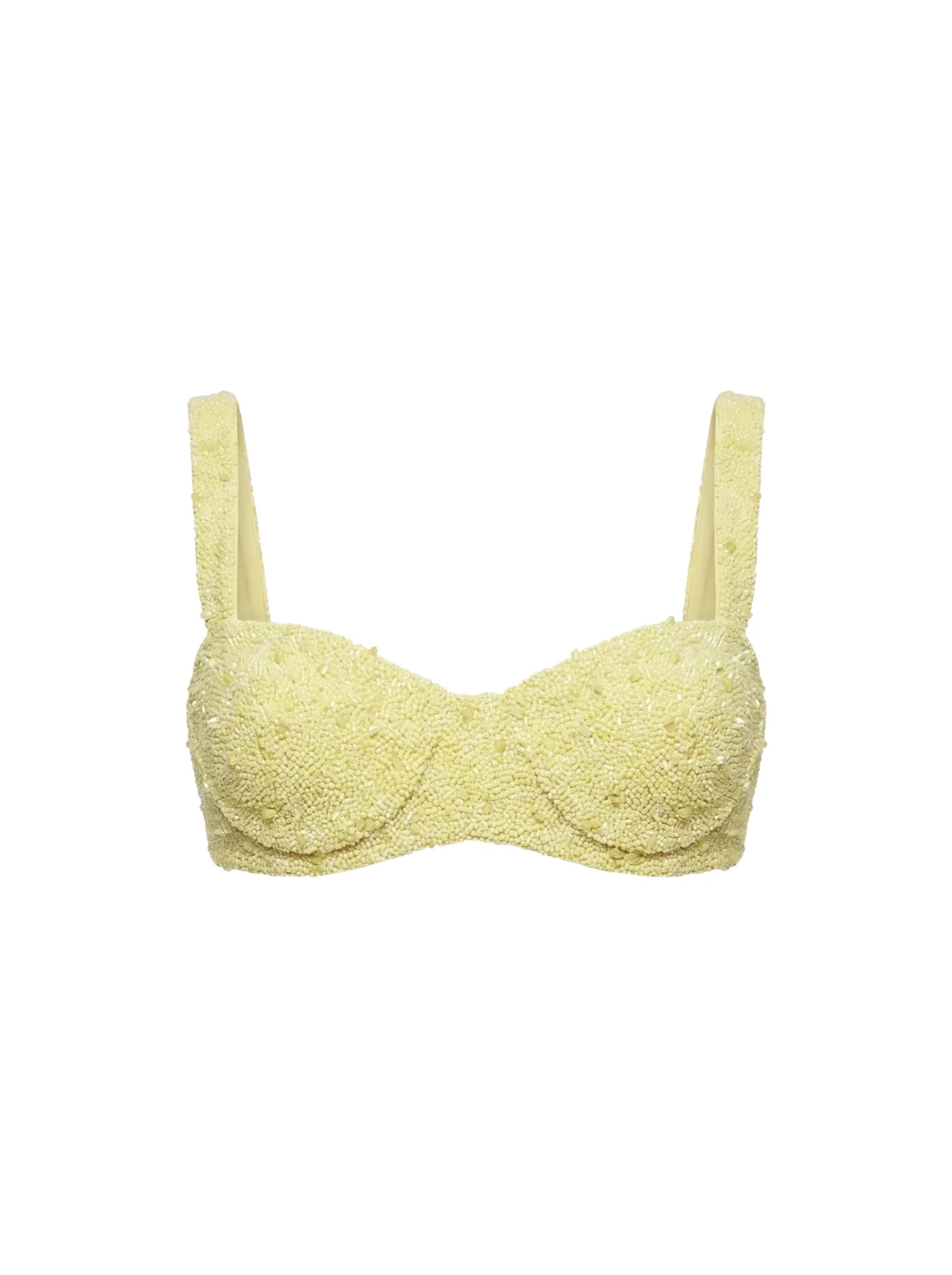 Heidi Hand Beaded Bikini Top