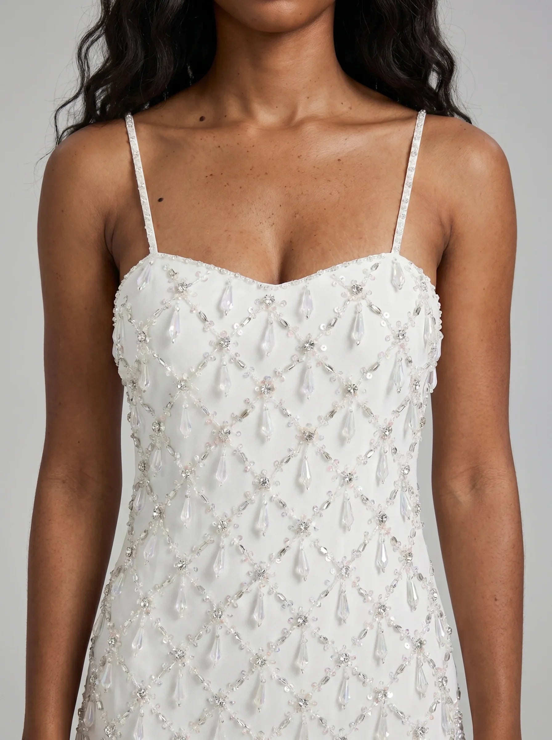 Arabella Hand Beaded Crystal Dress