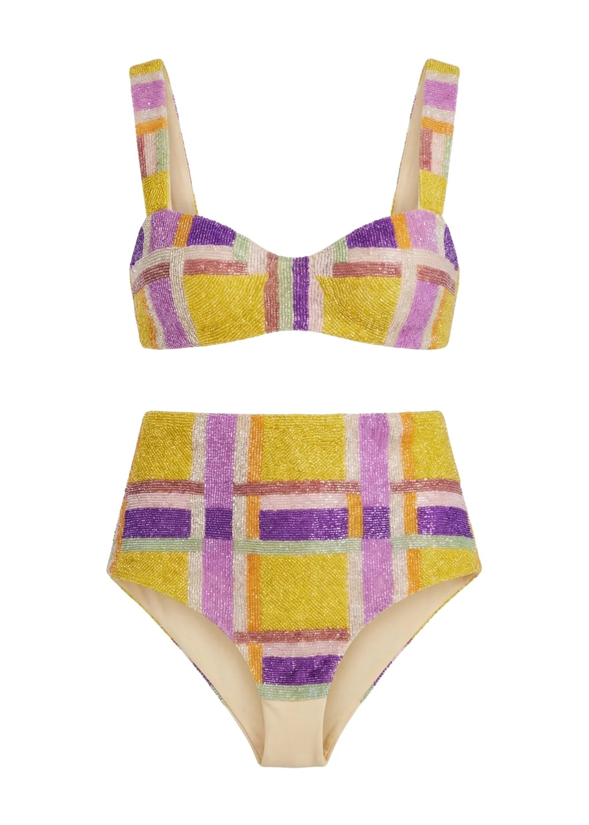 Candy-Stripe Bikini Bottom