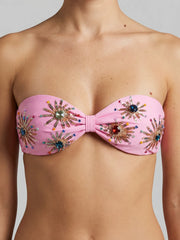 Stella Embellished Bandeau Bikini Top