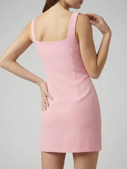 Palm Tree Beach Mini Dress