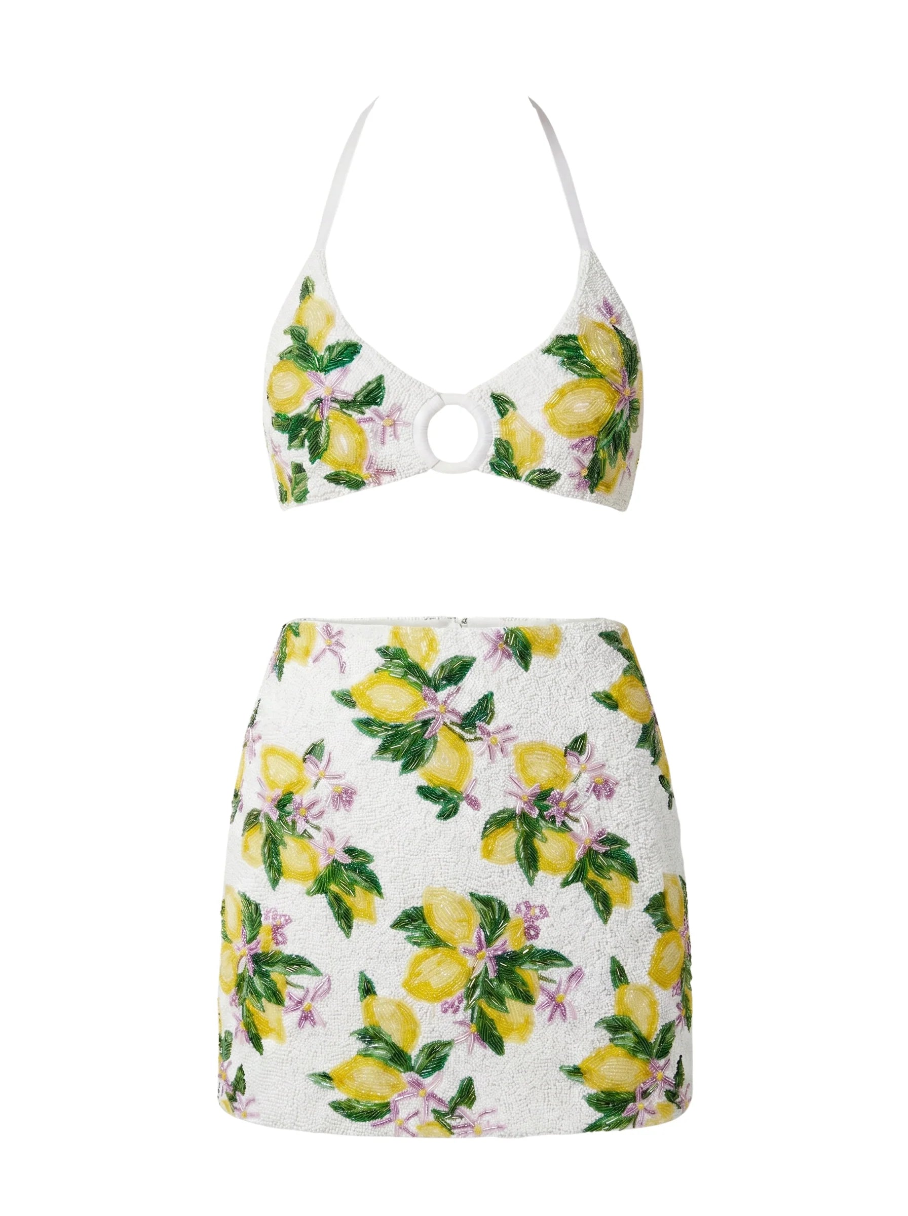Lemon Blossom Bikini Co-Ord Skirt