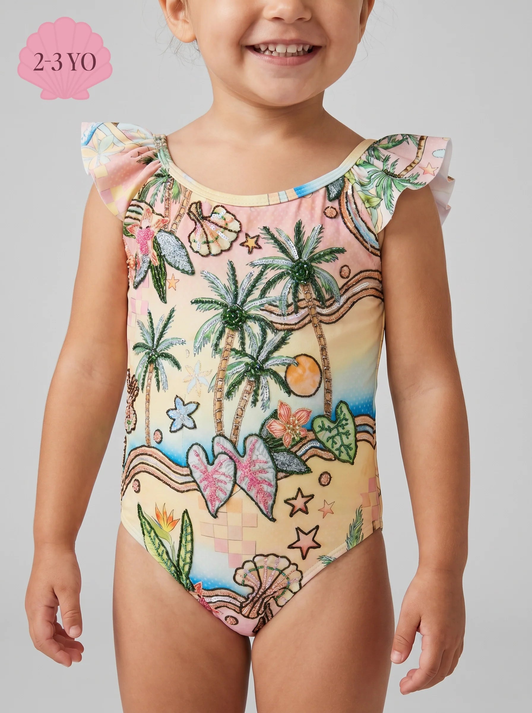 Sunset Beach Kids Swimsuit