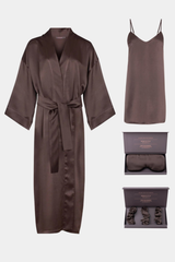 SILK LOUNGEWEAR FUTURE BROWN BUNDLE