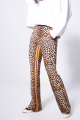 SPANIARD FLARE PANTS - LEOPARD