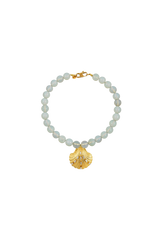 Isla's Opal and Gold Shell Pendant Necklace Daphne X Oceanus