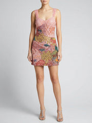 Sekushi Coral Dreamscape Dress