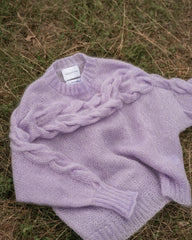 Jūra: Fog Silk & Mohair Sweater