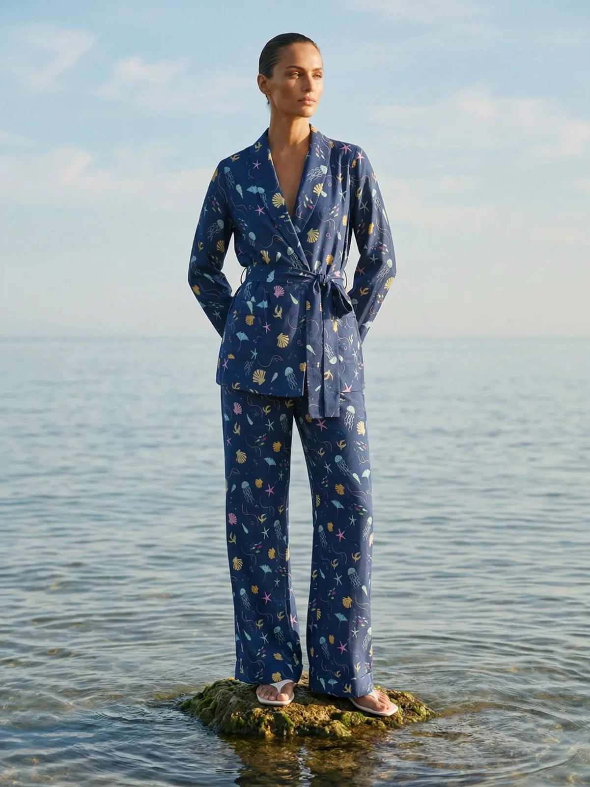 Oceanus X It's 9pm Rizzo Sealife Smoking Suit