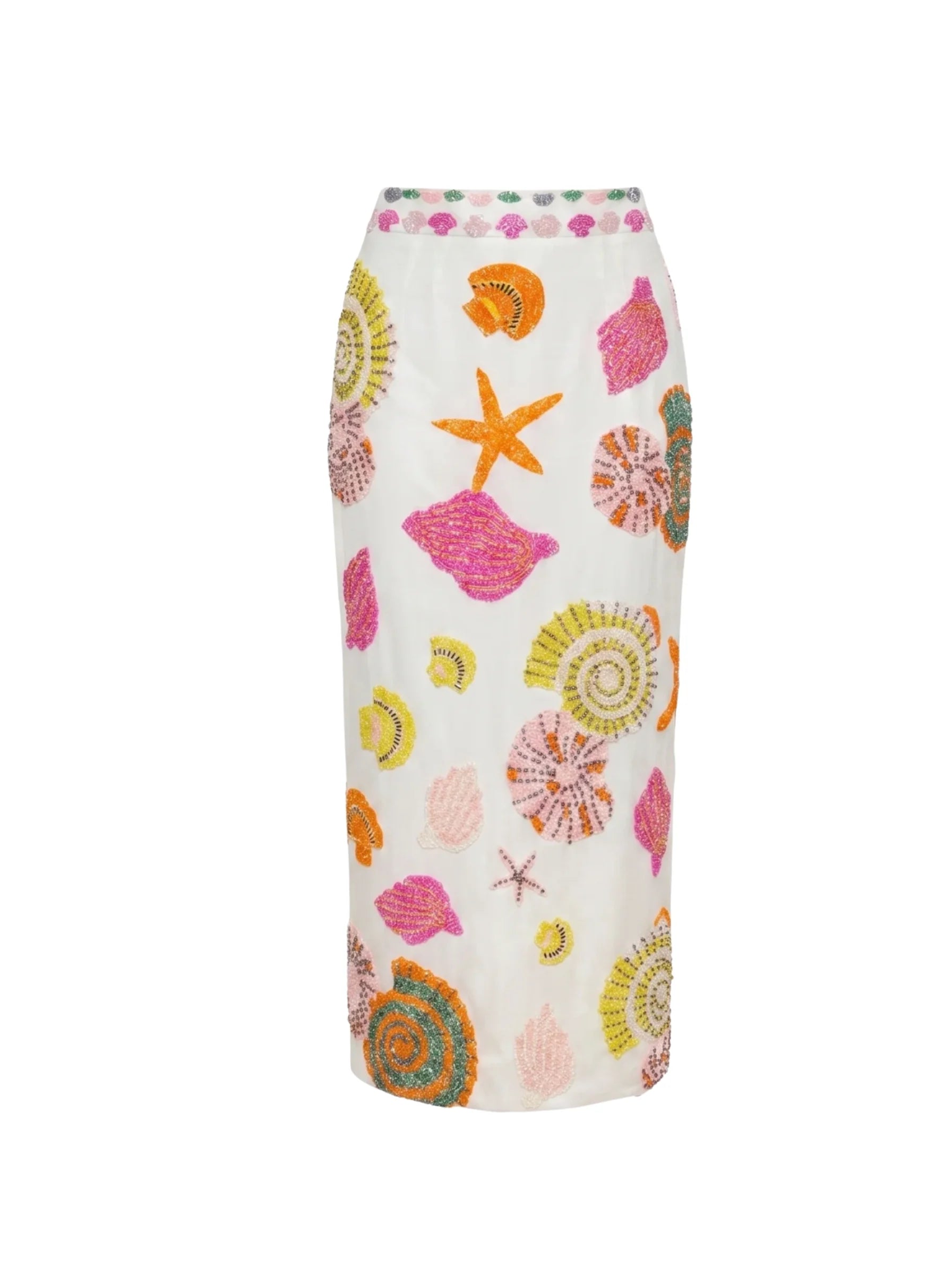 New York Hand-Embroidered Skirt
