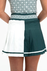 Victory Link Skirt| Green & White