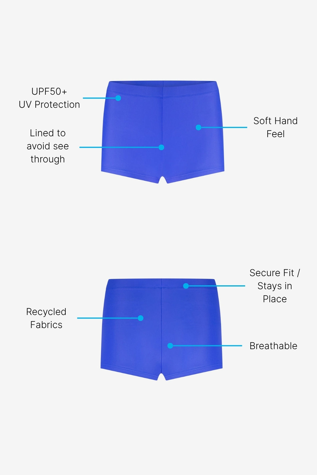 Hot Pant ― Cobalt Blue
