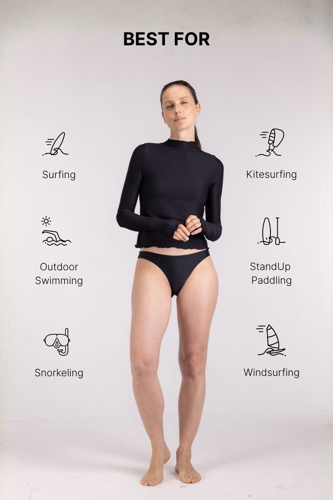 Rash Guard ― Black Rib