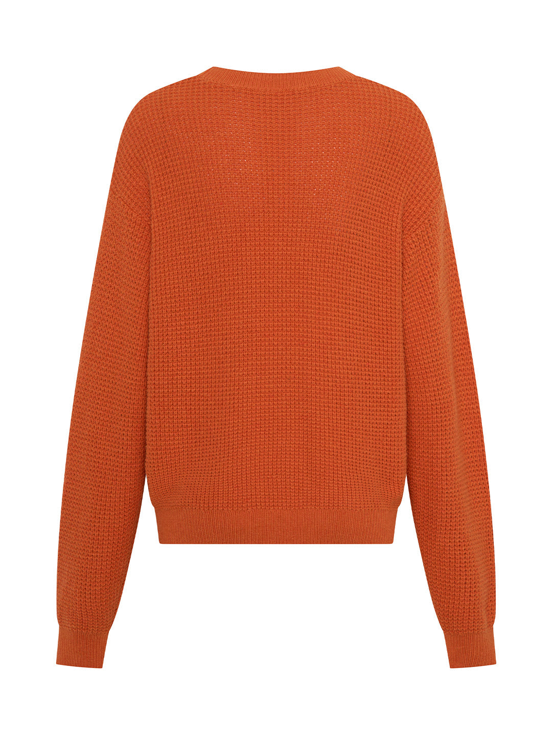 Forma Waffle Knit - Burnt Orange