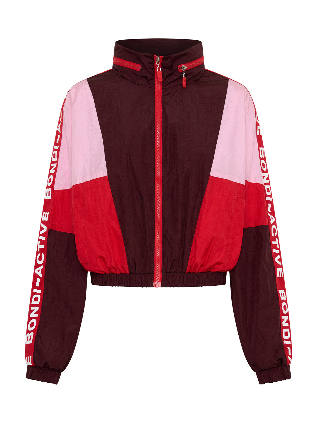 Forma Cropped Windbreaker Hoodie - Fig Multi
