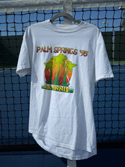 Vintage 1995 Palm Springs Tennis Tee- Size Large (Sold Out)