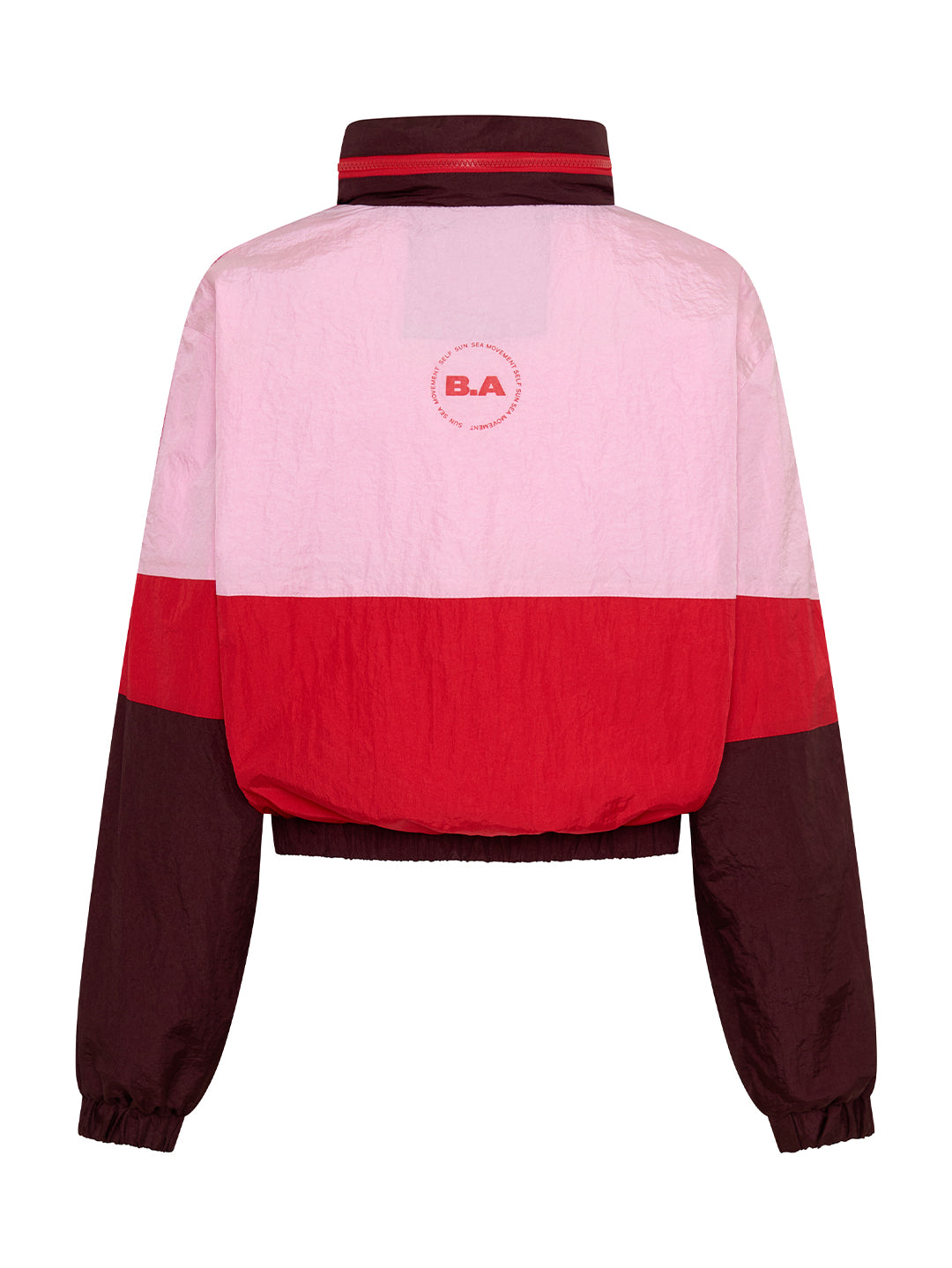 Forma Cropped Windbreaker Hoodie - Fig Multi