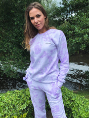 Tie-Dye Lavender Sweatshirt