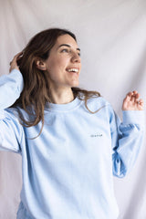 Washed Sky Blue Sweatshirt