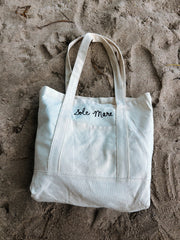 Sole Mare Embroidered Beach Bag