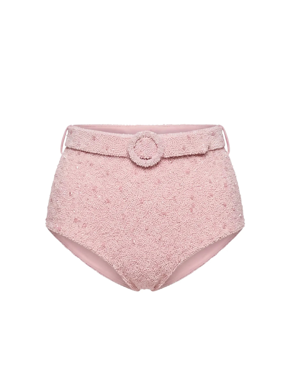 Heidi Hand Beaded Bikini Yellow Pink in Stock