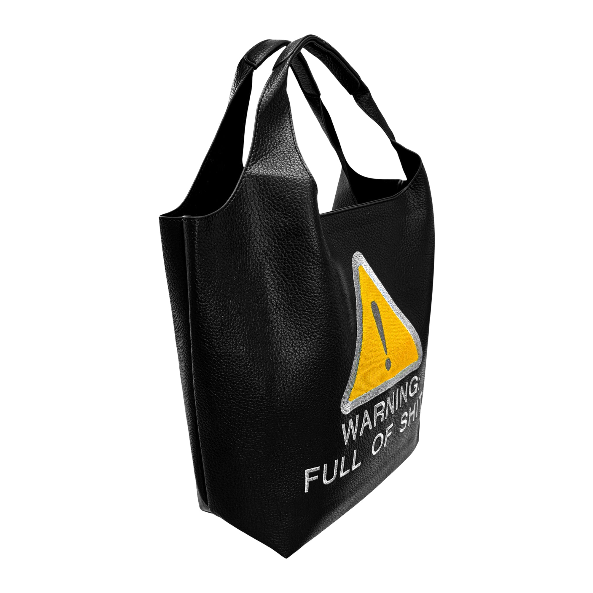 Warning: Full of Shit Shoulder Bag
