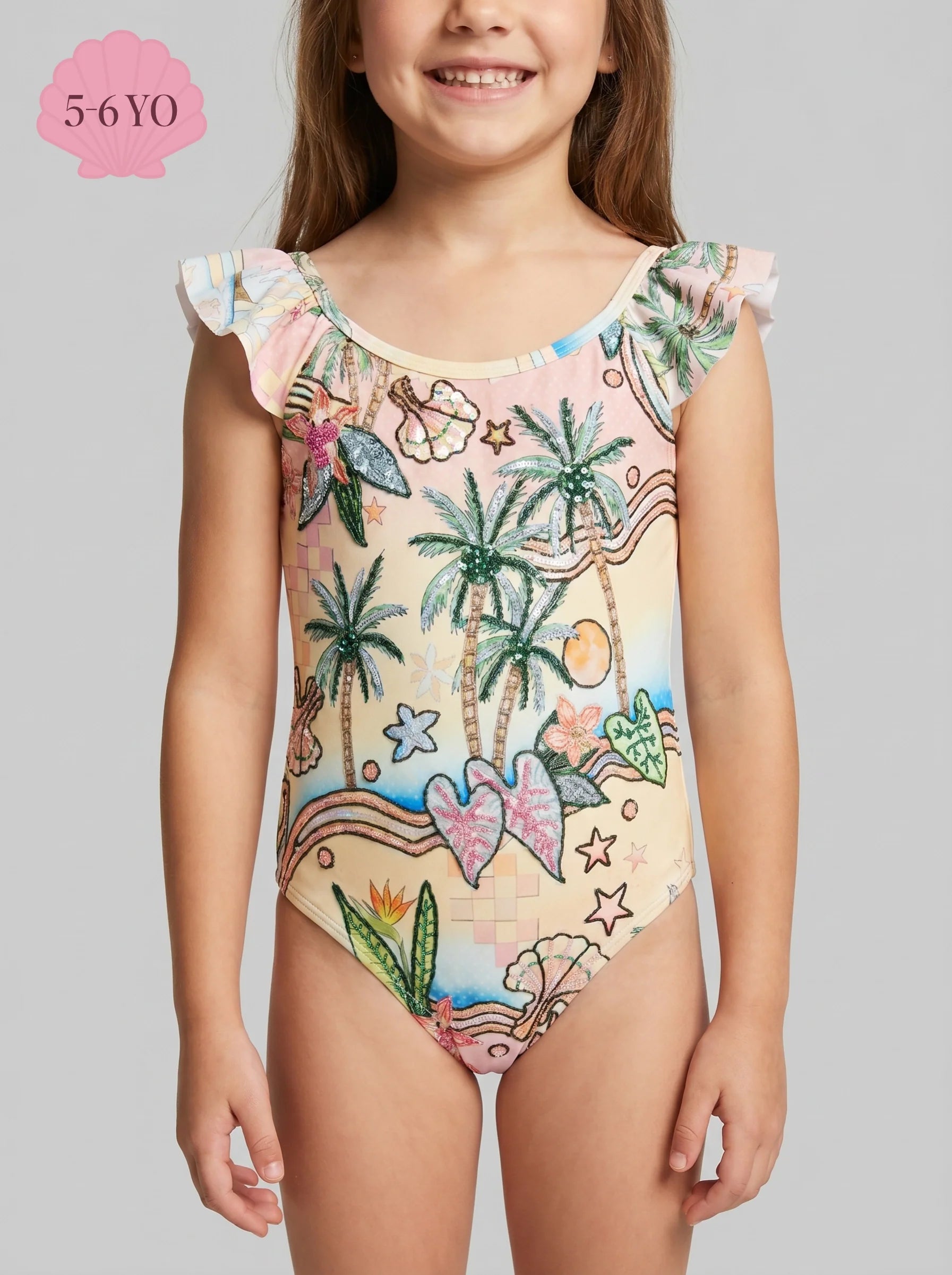 Sunset Beach Kids Swimsuit