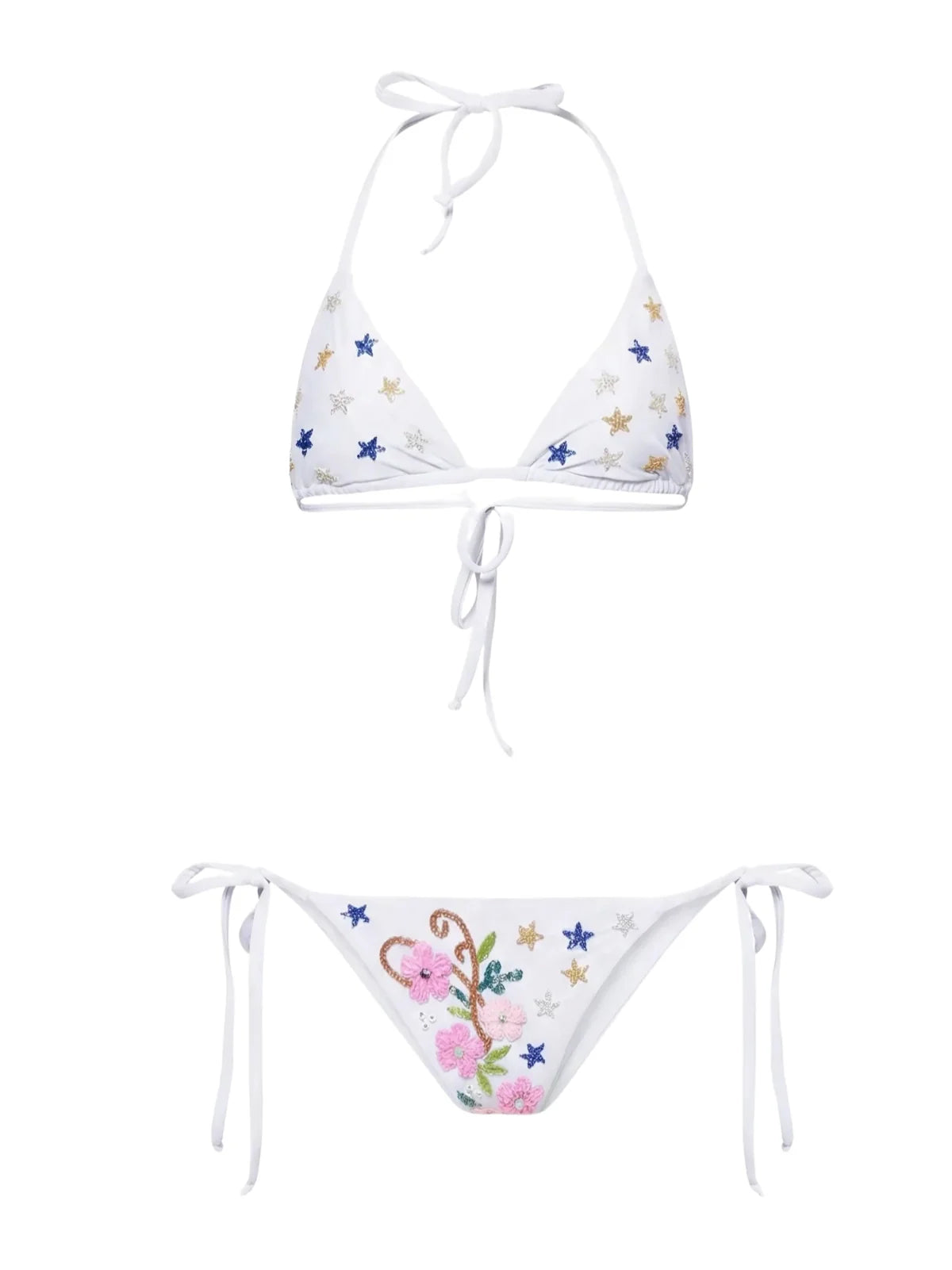 Celeste Jardin Bikini Top Multi Colour