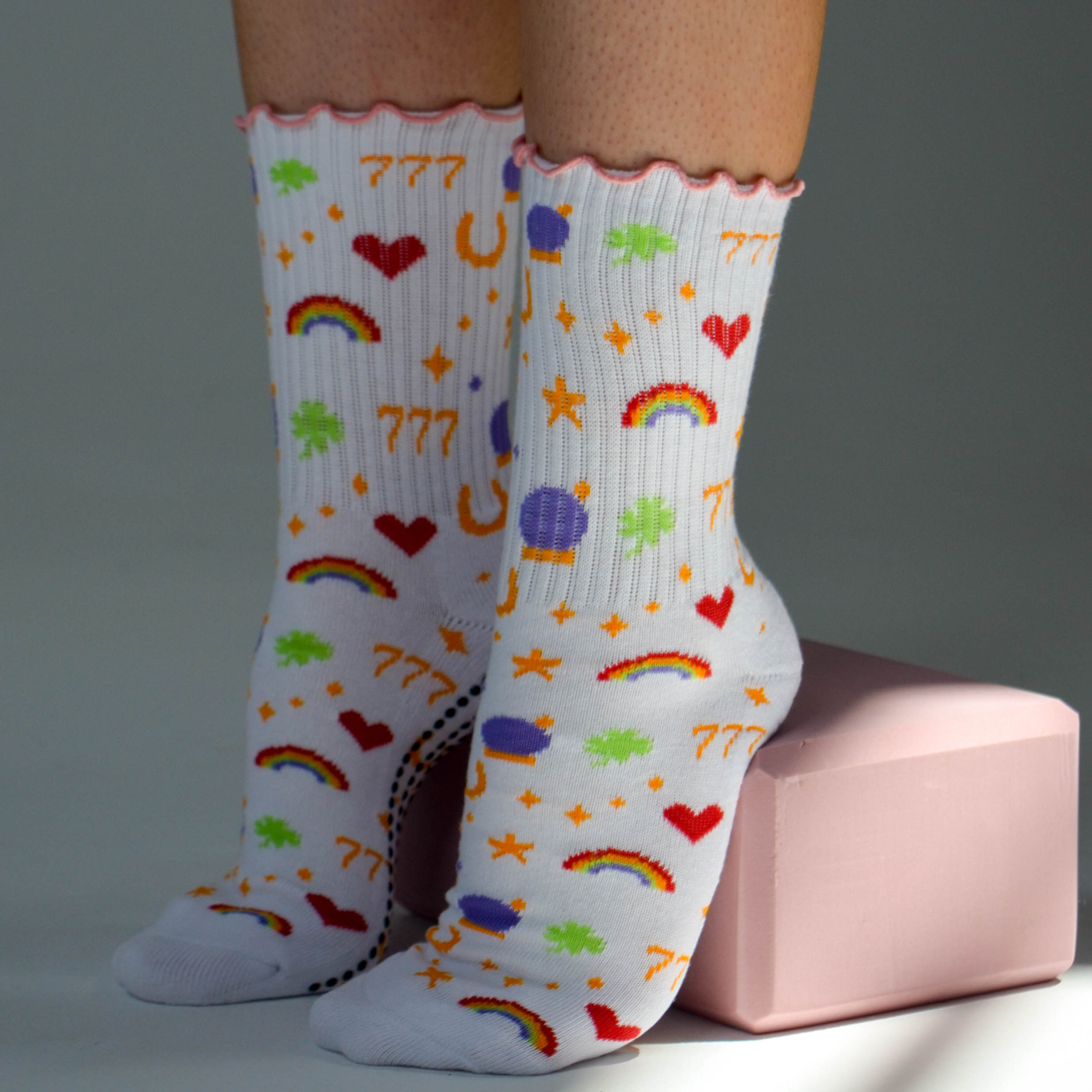 LIGN Lucky Charm Tube Grip Socks