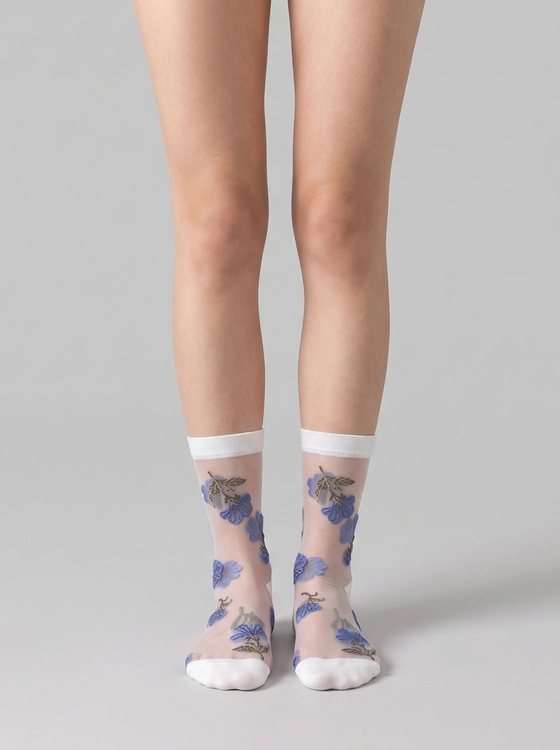 Blue Daisy Muse Socks