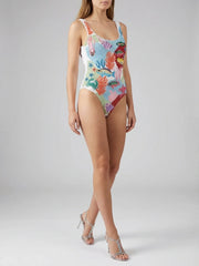 Laguna Reef Beaded One-Piece Swimsuit