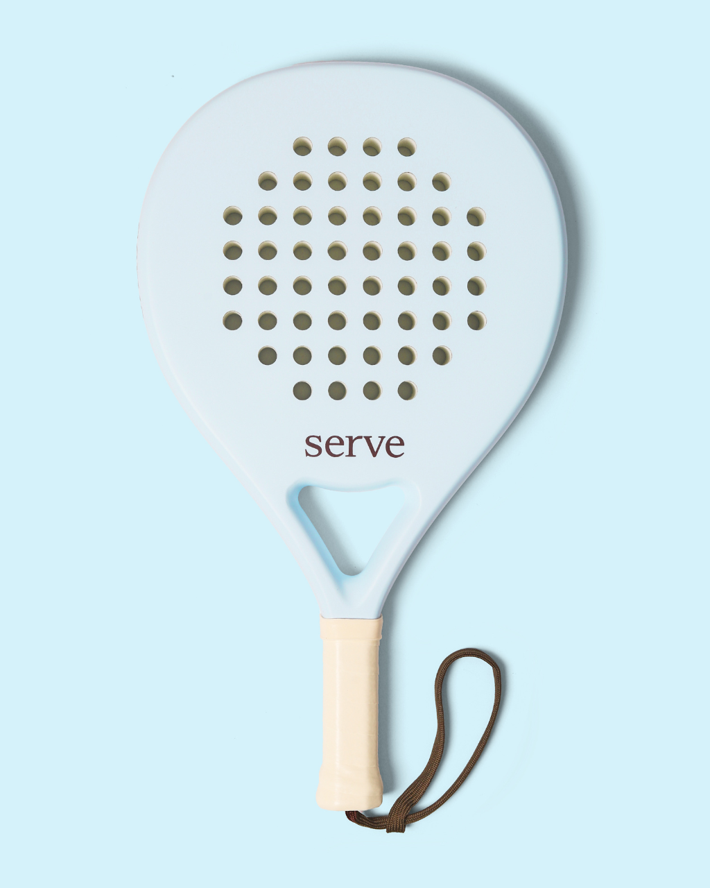 Pastel Blue Padel Racquet