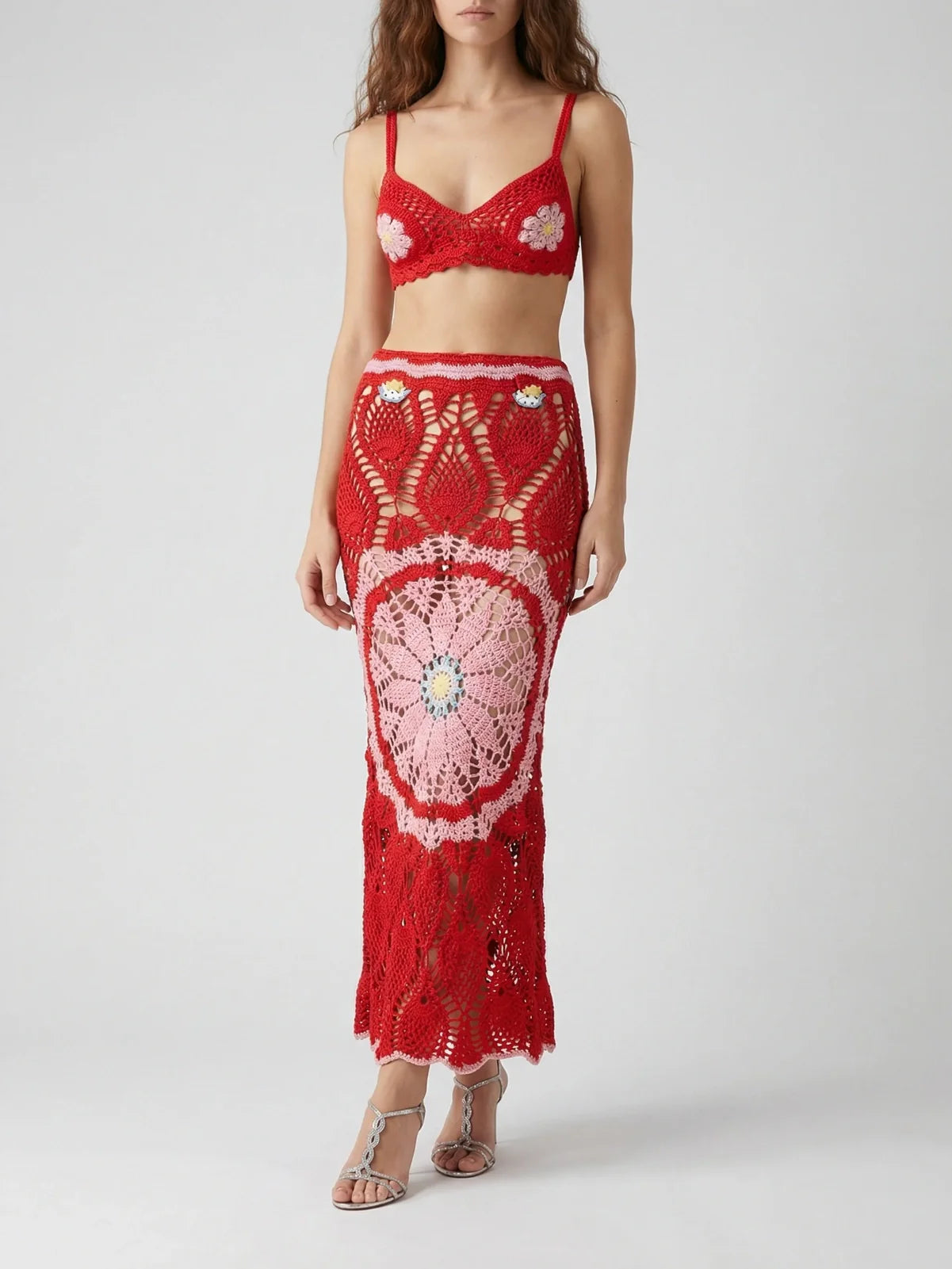Red Bella Crochet Top