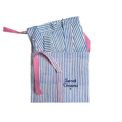 Blue Stripe Kimono Robe