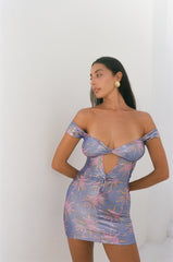 Nina Slip Off Shoulder Mini Dress
